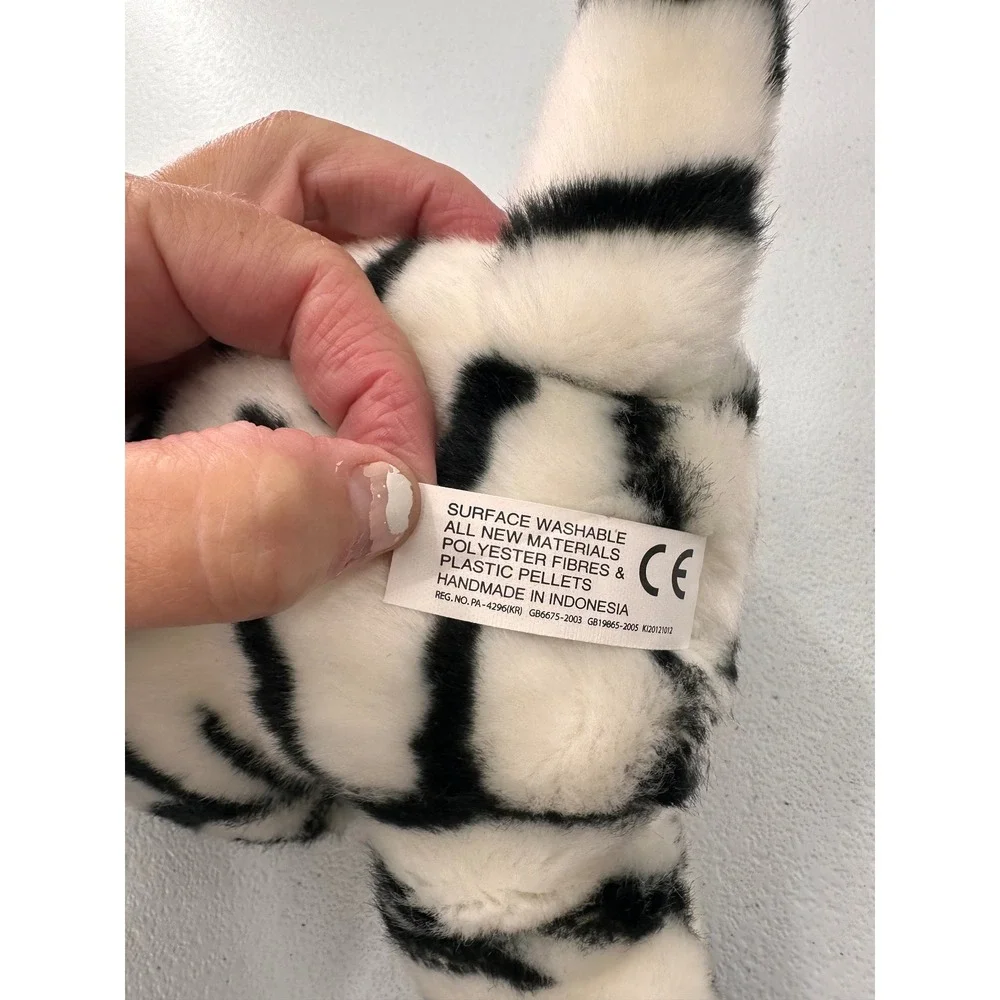 Aurora Zebra Plush Stuffed Animal Safari Lovey 11 Inch Black White Kids Toy 034